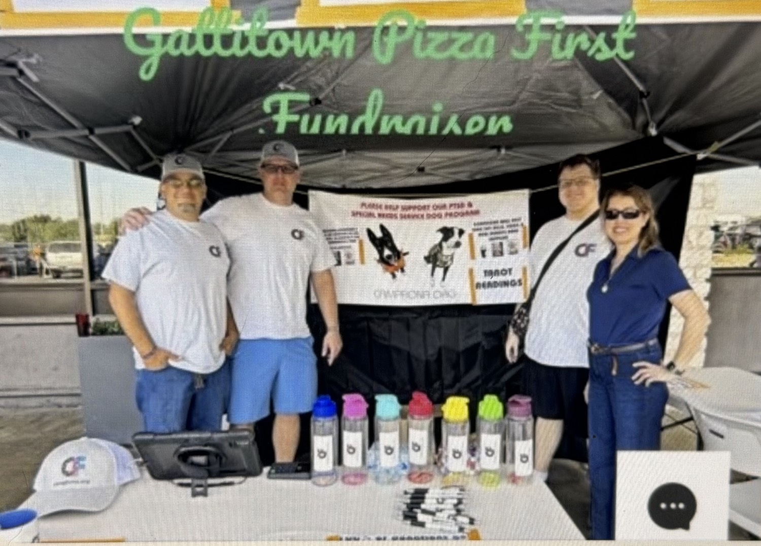 Gatti Town Pizza first Camp Fiona fundraiser